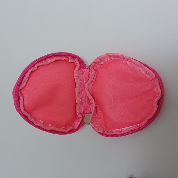 NWOT Claire's neon shiny ✨️ strawberry 🍓 wallet for girls from 5-12 years old. - Picture 3 of 9